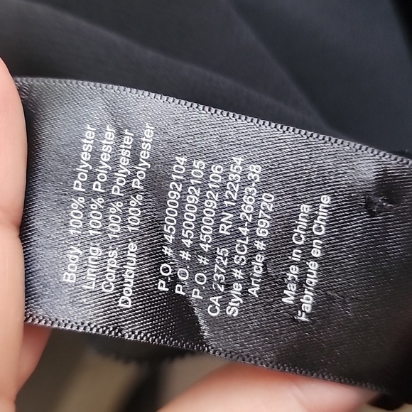 Wilfred Aritzia Valencia Fet'e Chiffon Blouse black Size Large - Picture 14 of 14